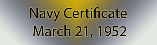 Navy Certificate Banner